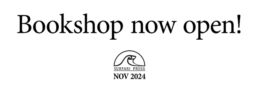 Surfari Press Launch Bookshop Open